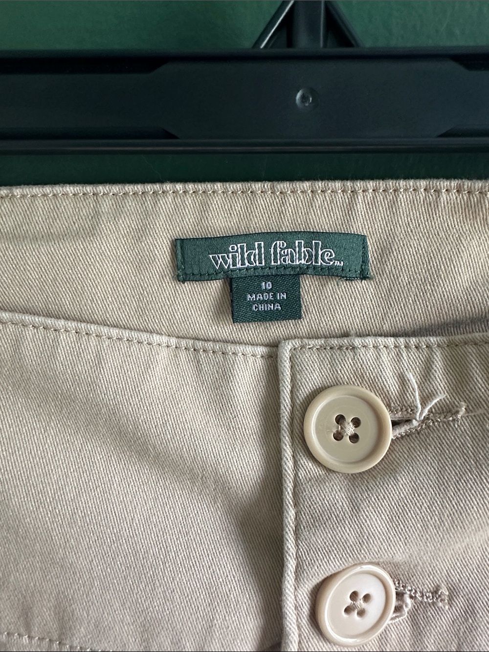 Wild Fable Low-Rise Flare Chino Pants - Size 10 - Picture 2 of 9
